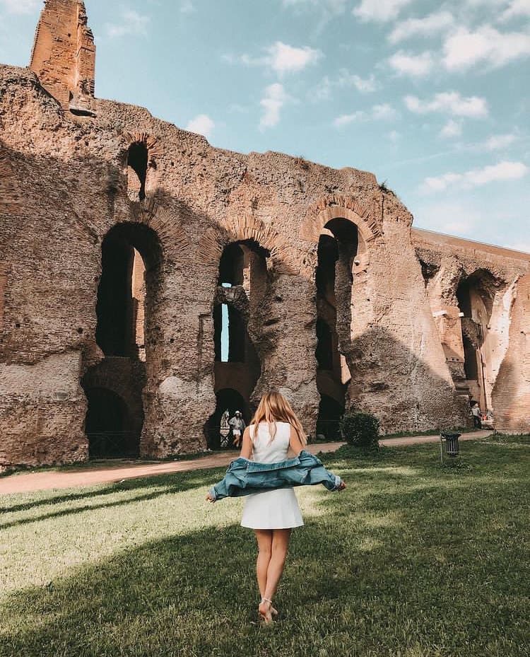 Monument at Palatine Hill, Rome