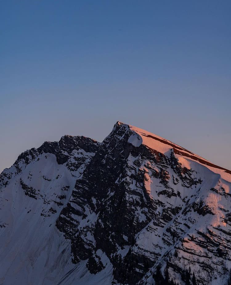 Subglazed mountain peak in Avoriaz - The Top 9 Places to Ski in France