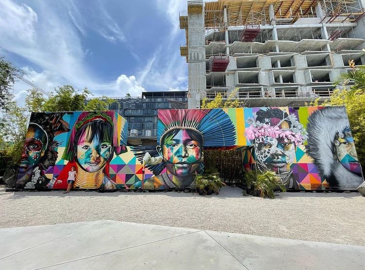 Street art at Wynwood Walls, Miami