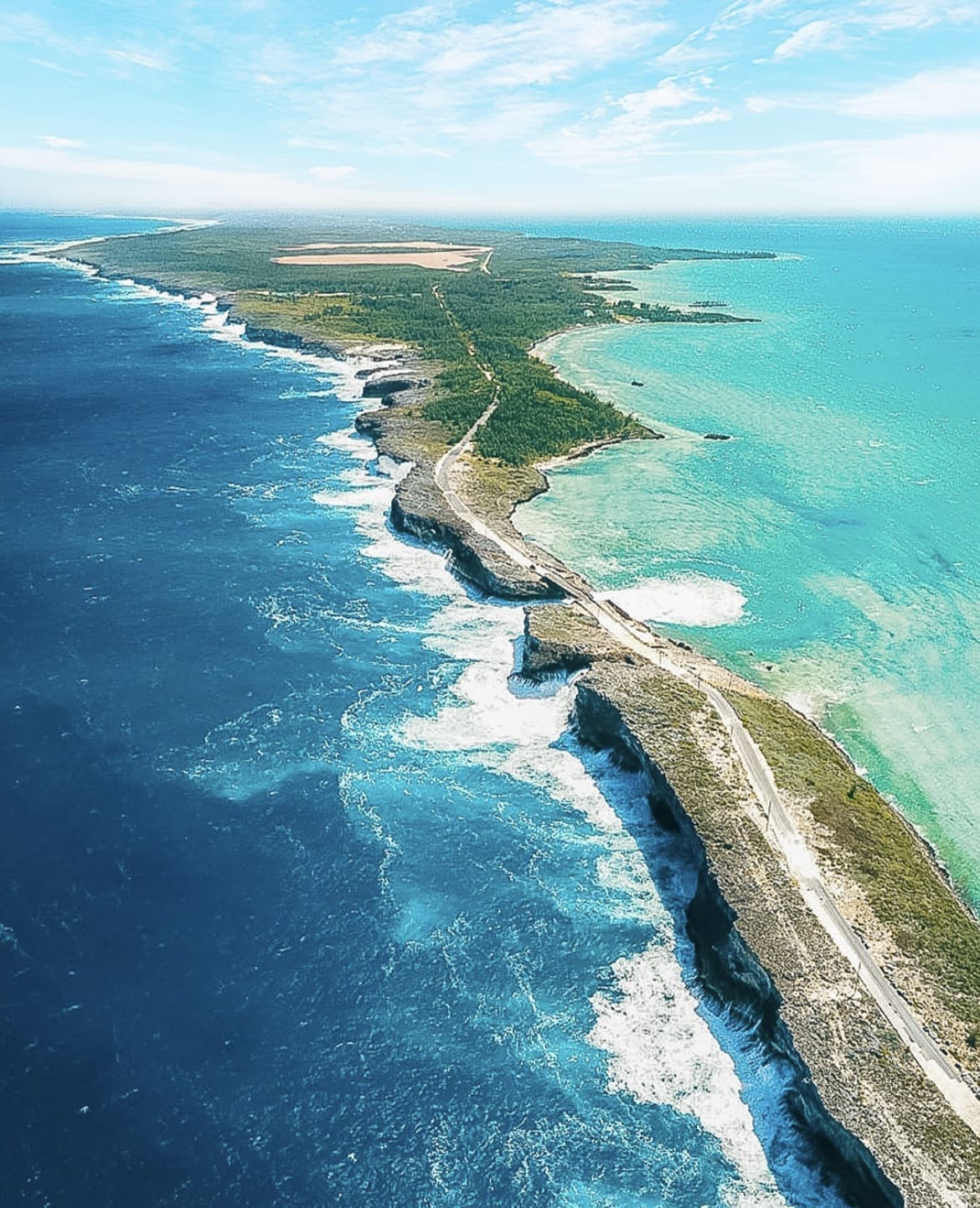 Two oceans, two blues - one incredible view