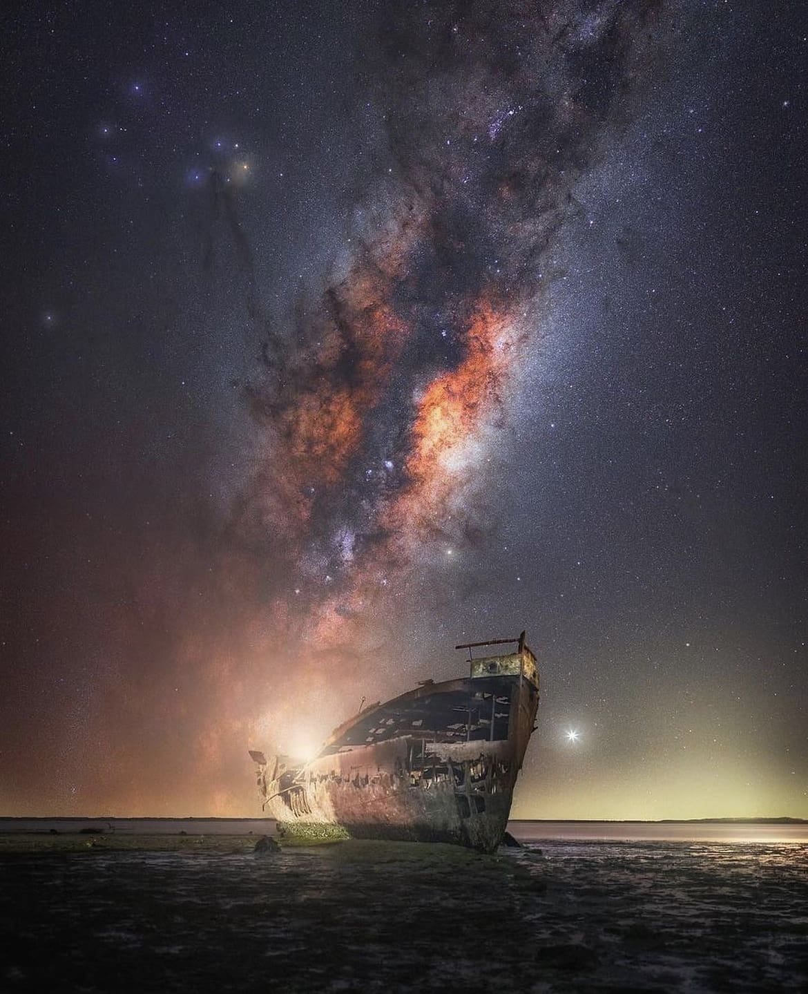 Shipwreck at Aoraki Mackenzie