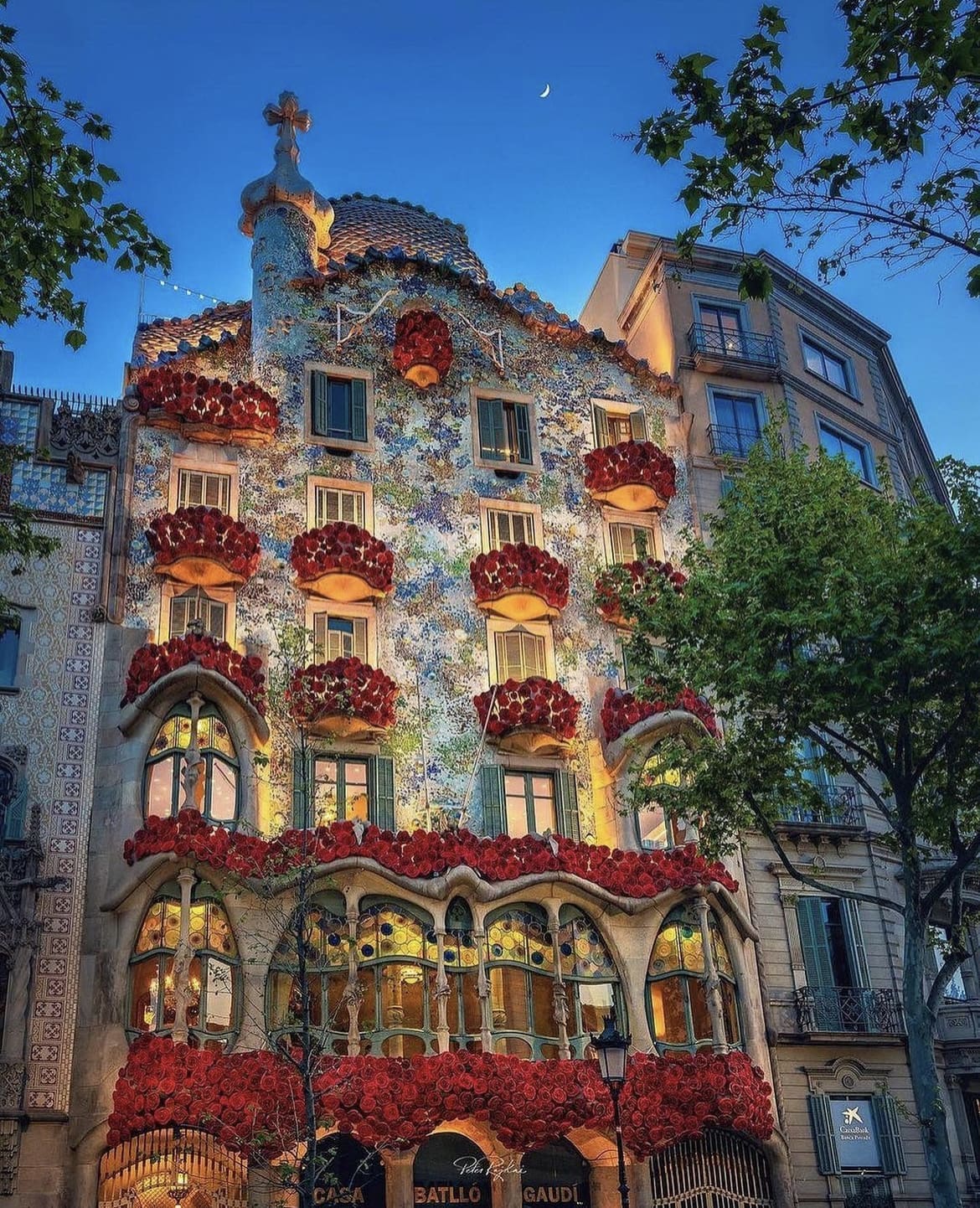 Colourful street scenes, Barcelona