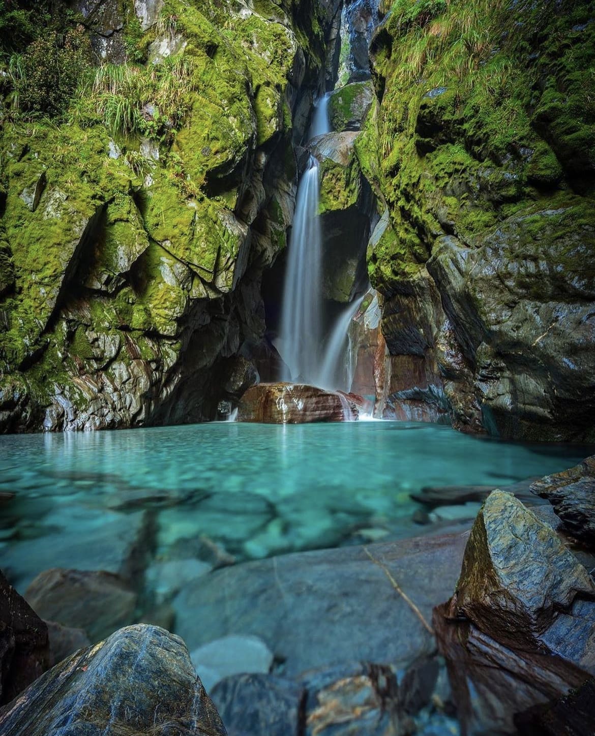 Camping in Mount Aspiring National Park, New Zealand