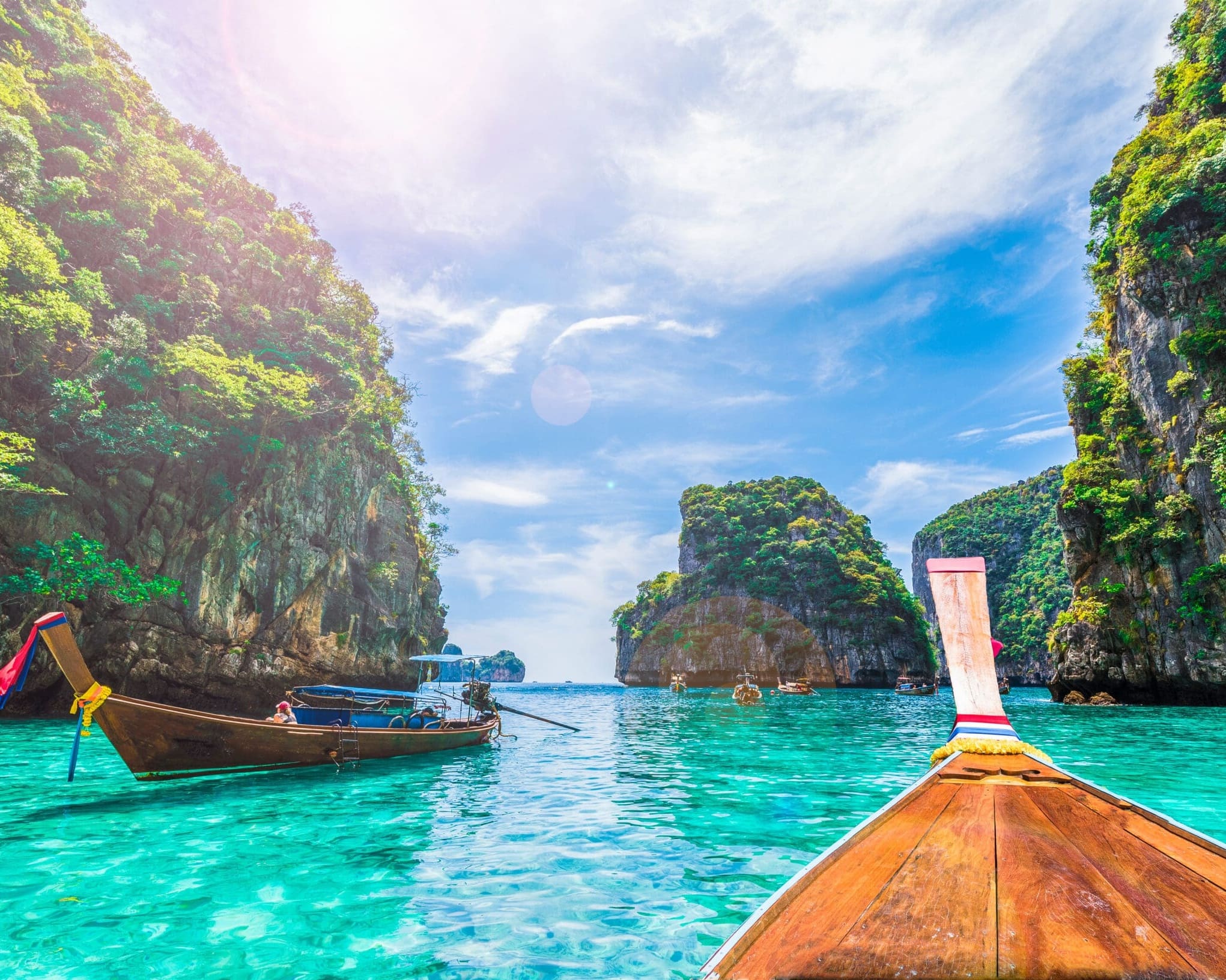 View of Loh Samah Bay, Phi Phi island, Thailand