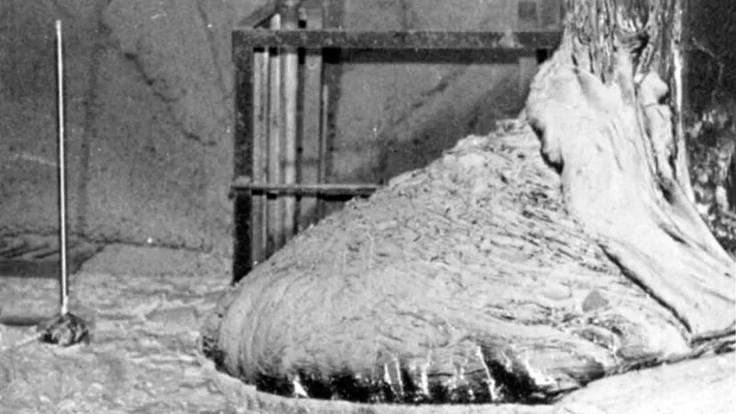 radioactive remains in Chernobyl
