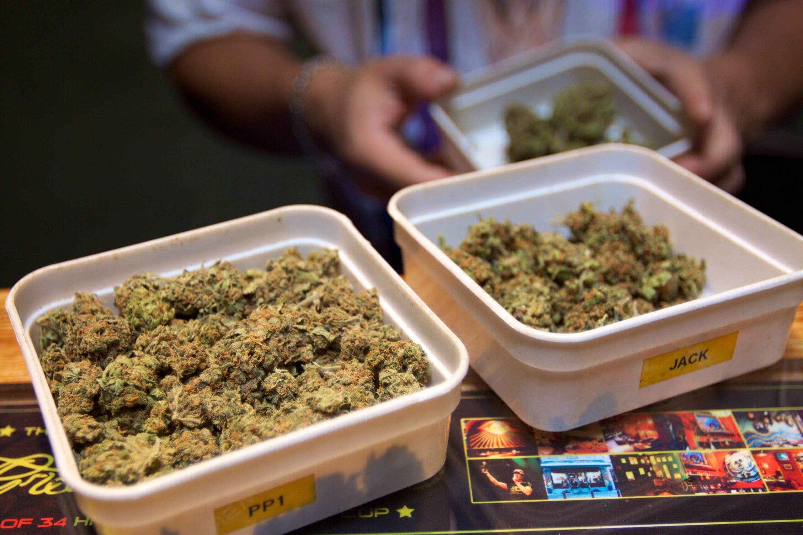 Smoking weed in Amsterdam