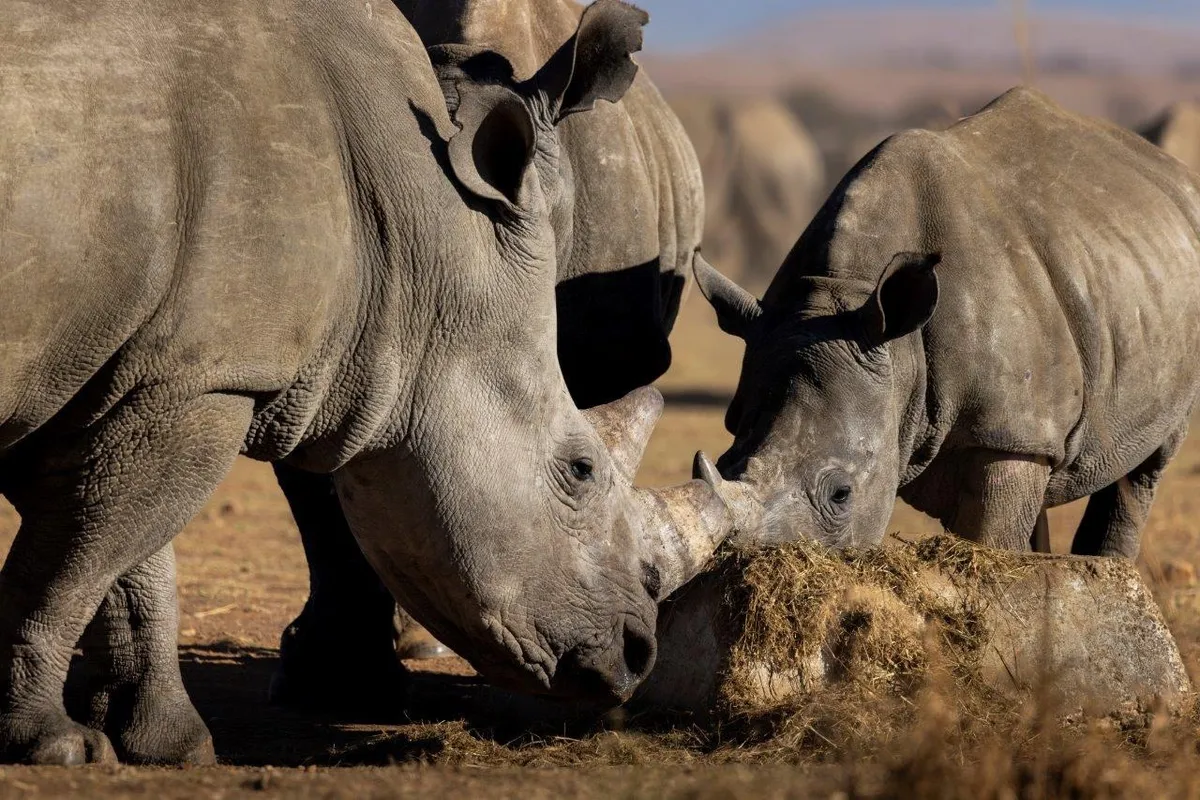 It will cost around $1,500 (£1,237) to move each animal within South Africa, rising to approximately $50,000 (£41,227) per animal for translocations to central Africa, which require aerial transport. Credit: Brent Stirton
