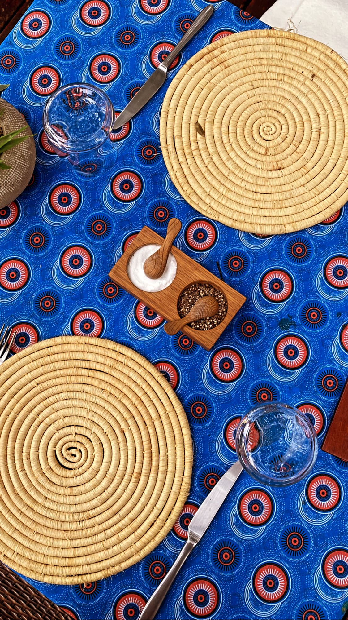 African themed lunch table