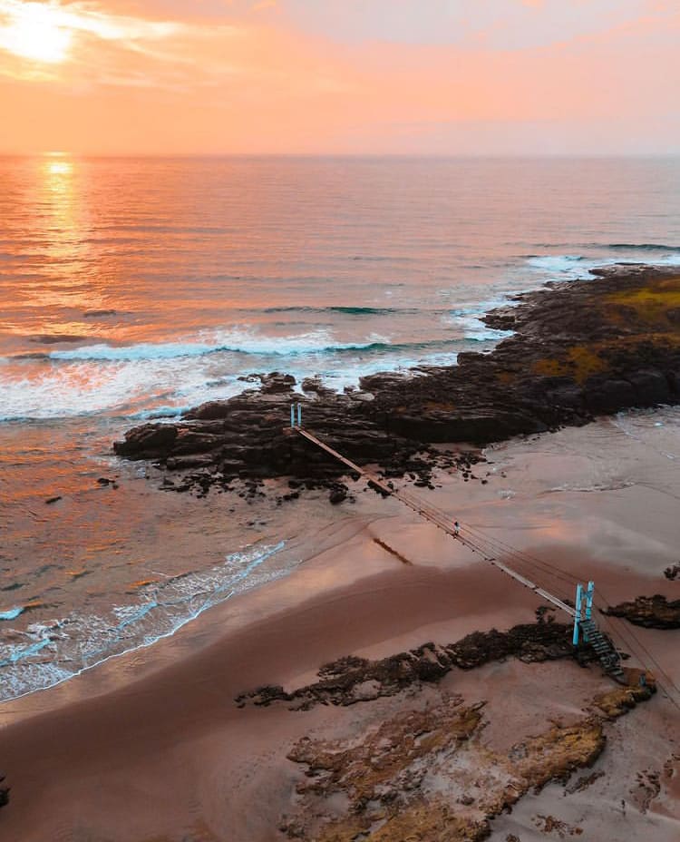 The sun sets over Mazeppa Bay on the wild coast - The 10 Best Places to Surf in South Africa