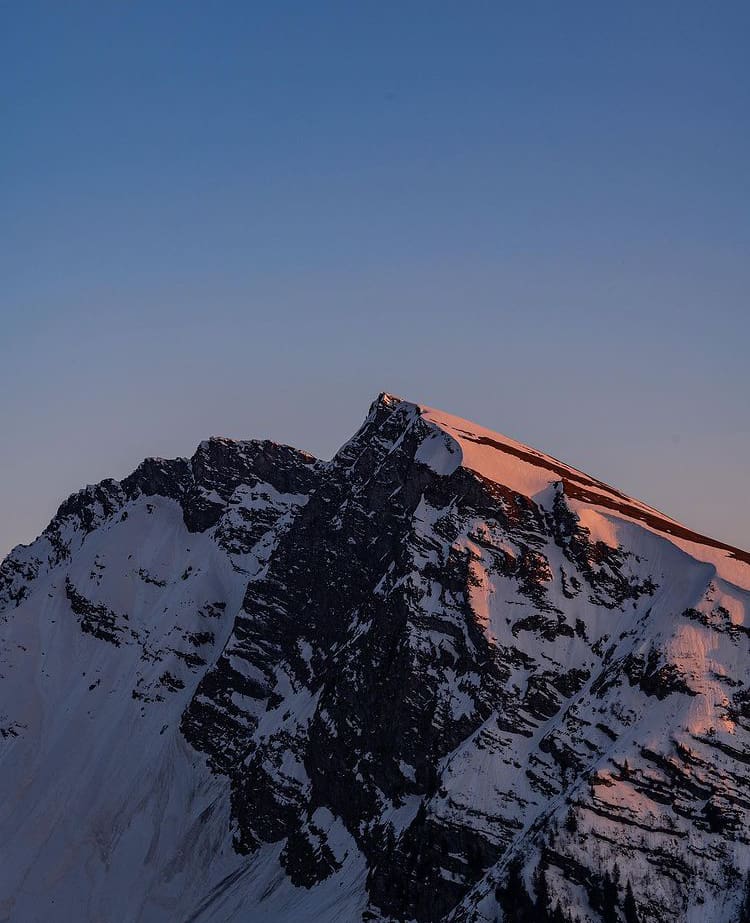 Subglazed mountain peak in Avoriaz - The Top 9 Places to Ski in France