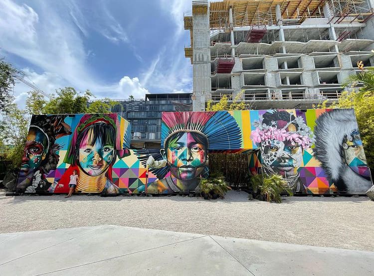 Street art at Wynwood Walls, Miami