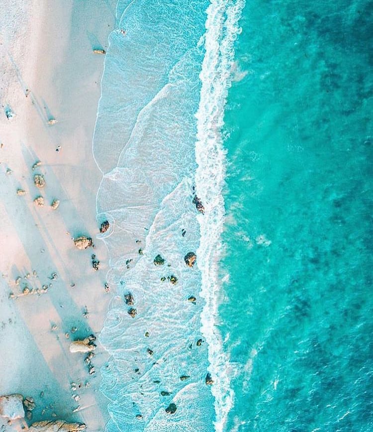 Aerial views over the picturesque Malibu Beach
