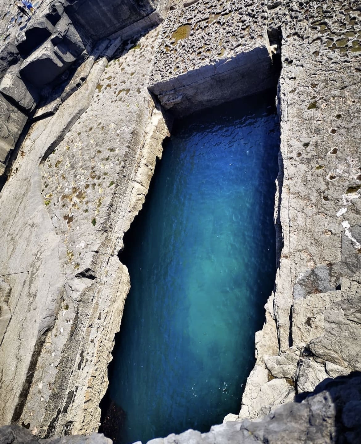 The blue wormhole, Inis Mor