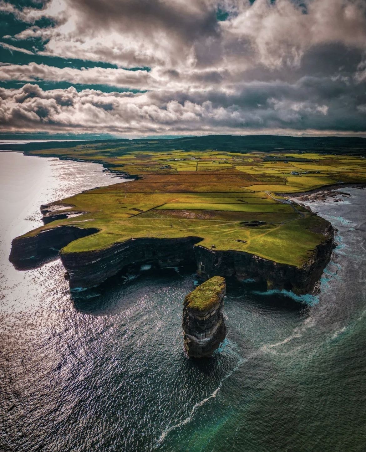 The 40 shades of green at Downpatrick Head, County Mayo