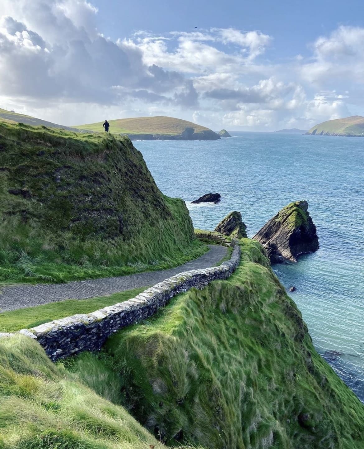 oceanside paths on the Dingle Peninsula