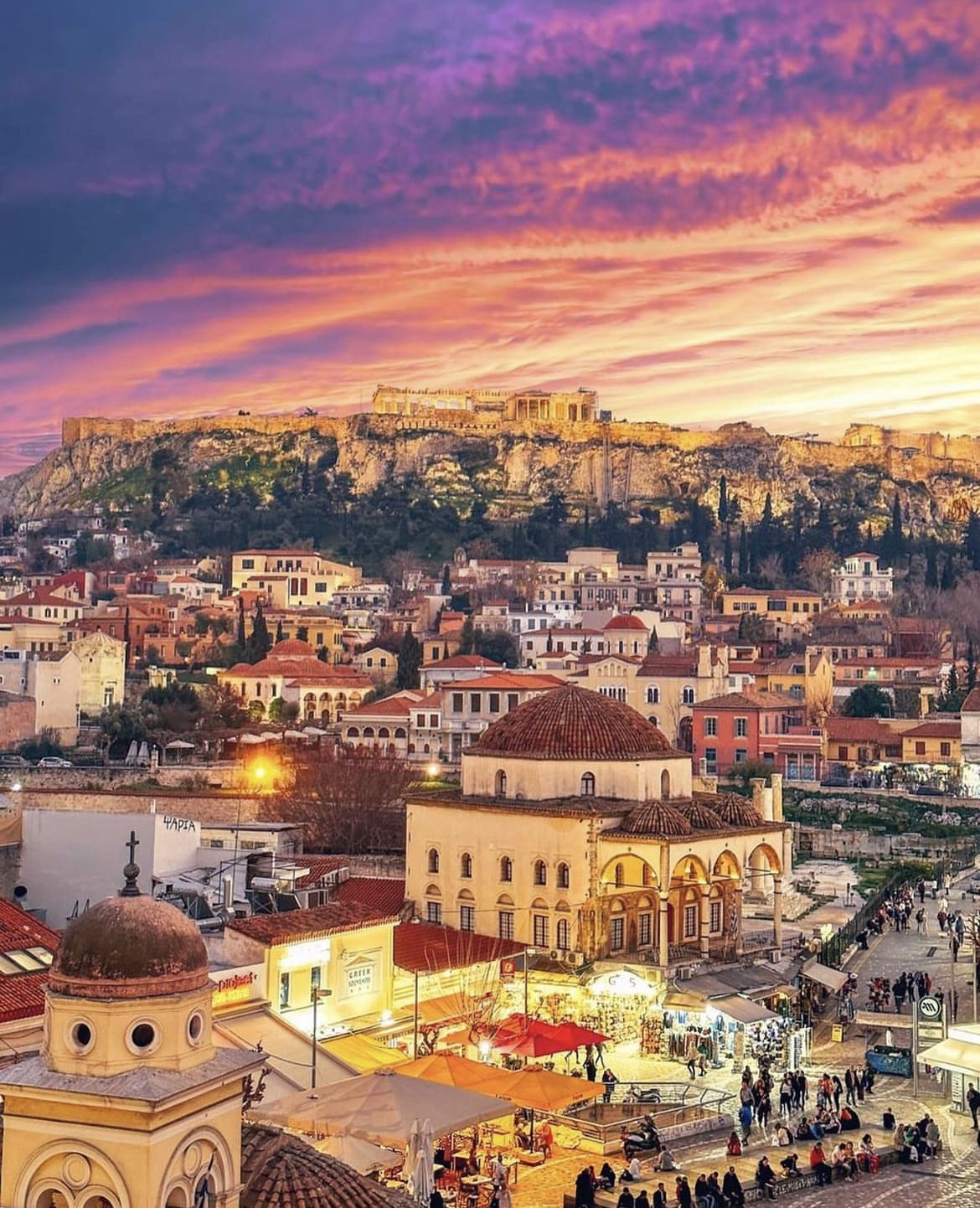 Beautiful skies over Athens - the best ways to experience culture in Europe