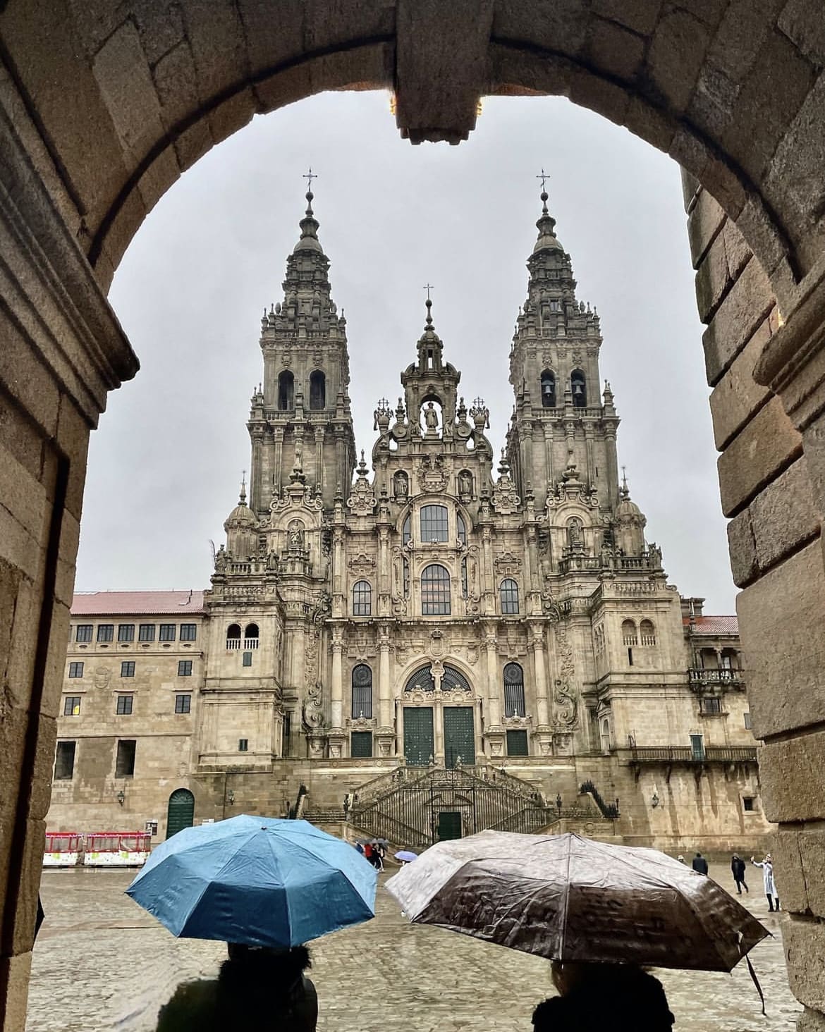 The ideal photo spot at Catedral de Santiago