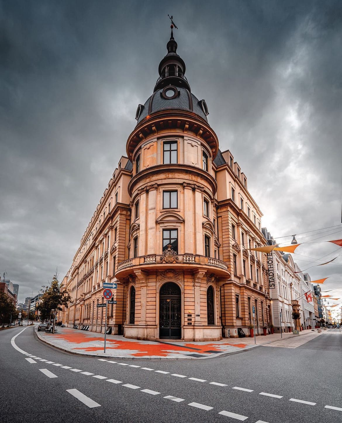 City architecture in Hamburg
