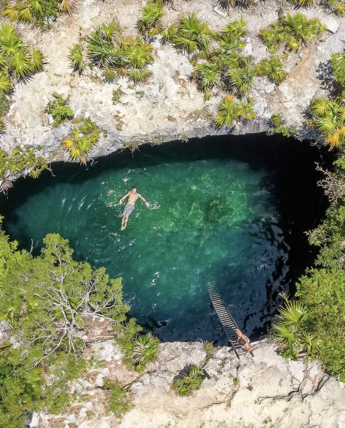 Owl's hole is a natural freshwater pool