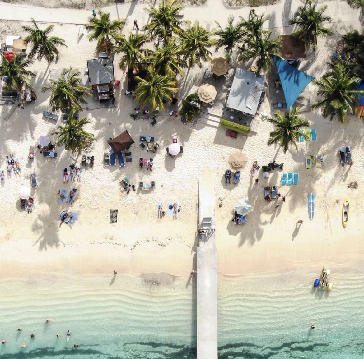 The perfect chill spot at Junkanoo Beach