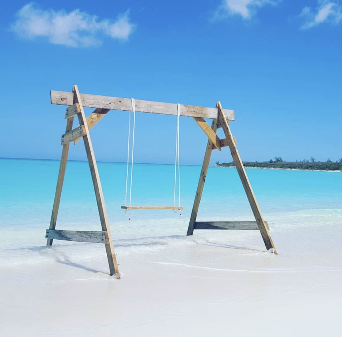 Ocean swing, Coco Plum Beach