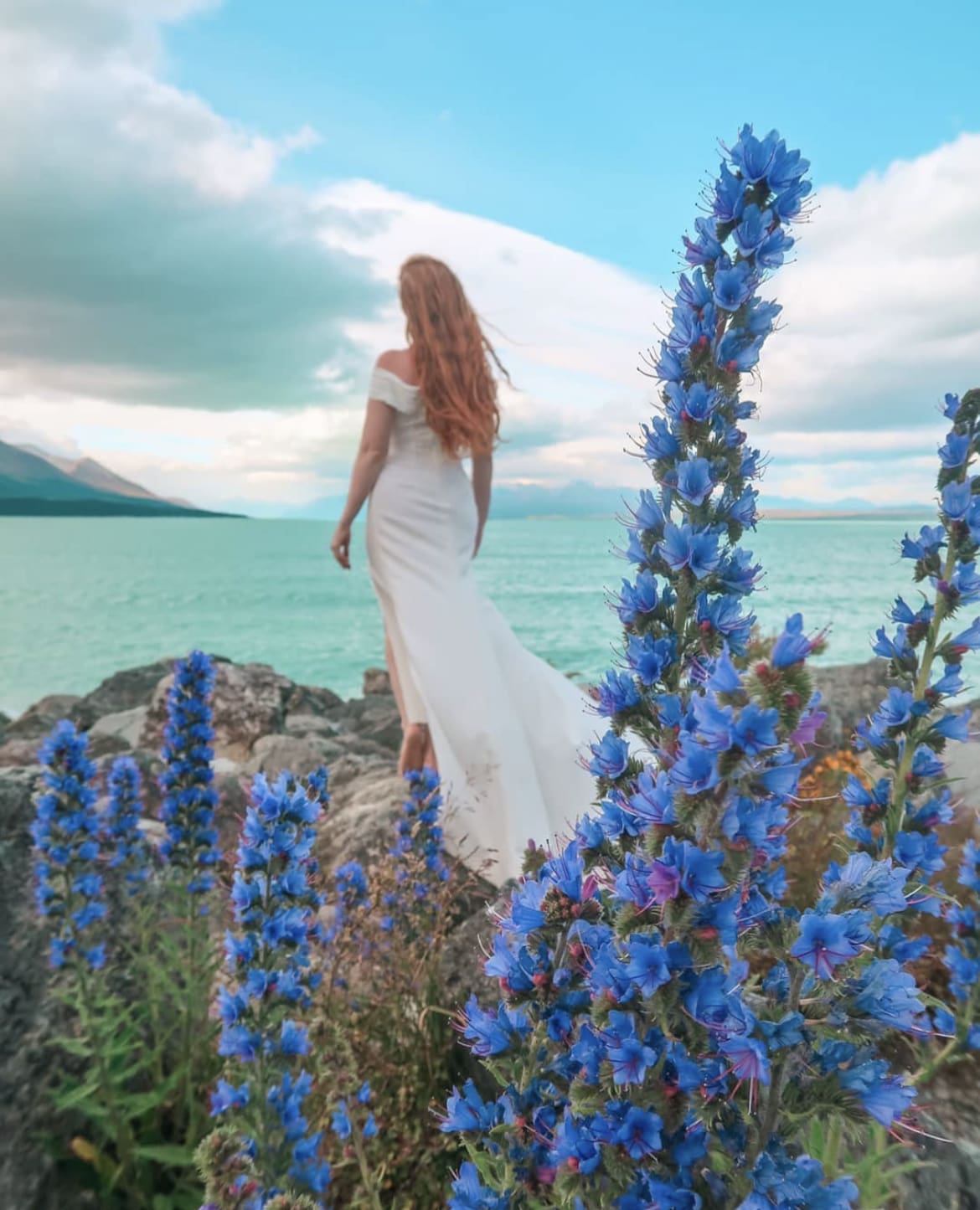 Colourful scenes in Lake Pukaki
