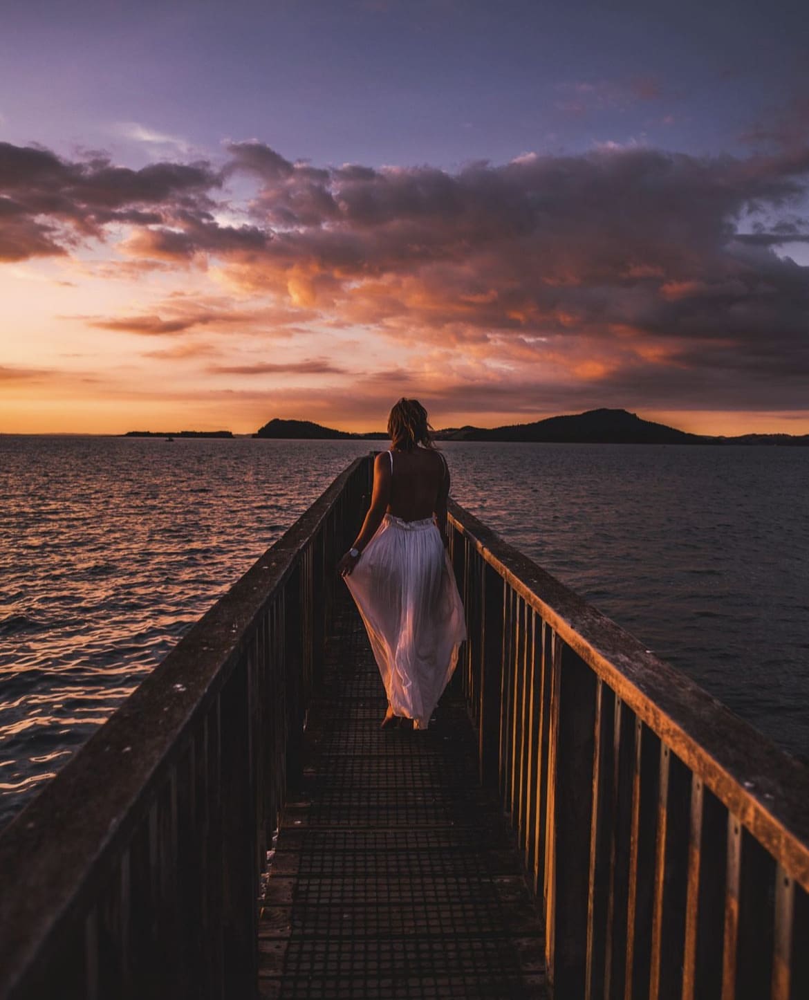 North Island Sunset, New Zealand