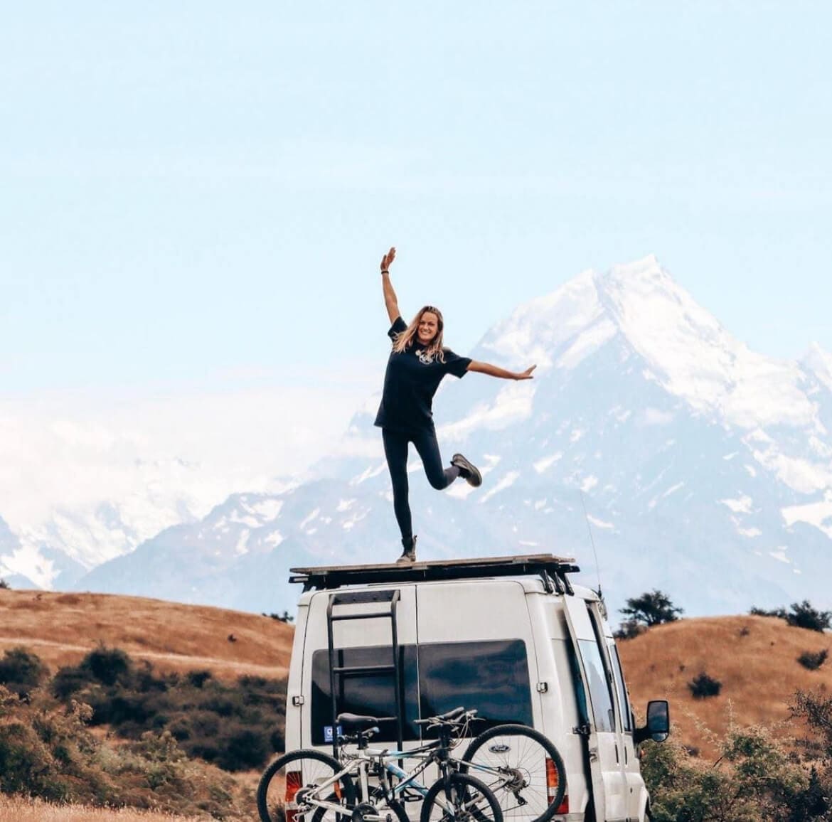Camping in Mount Cook National Park, New Zealand