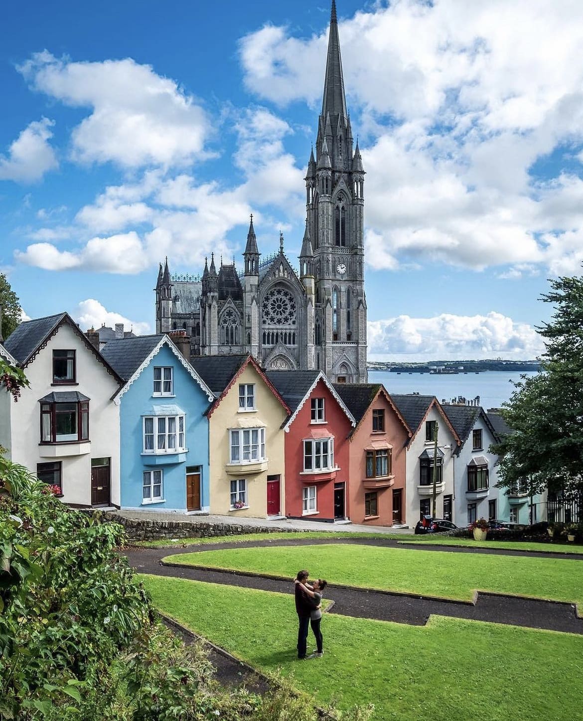Colourful houses in Ireland