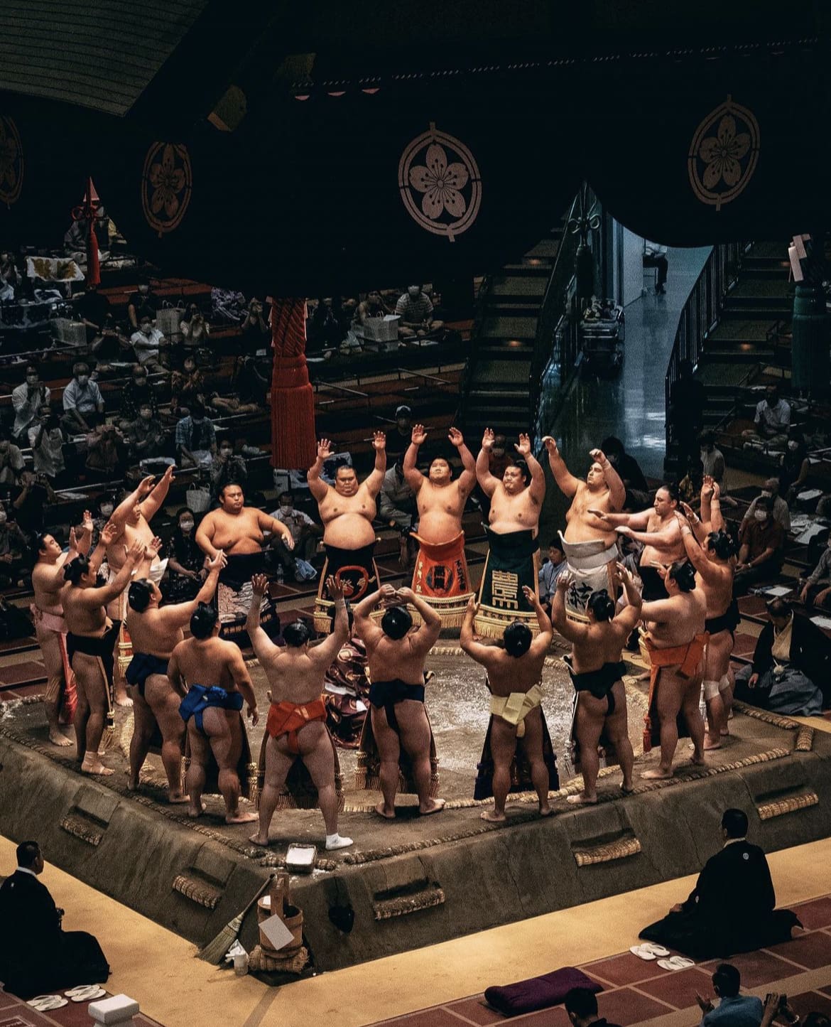 Sumo wrestlers, Tokyo