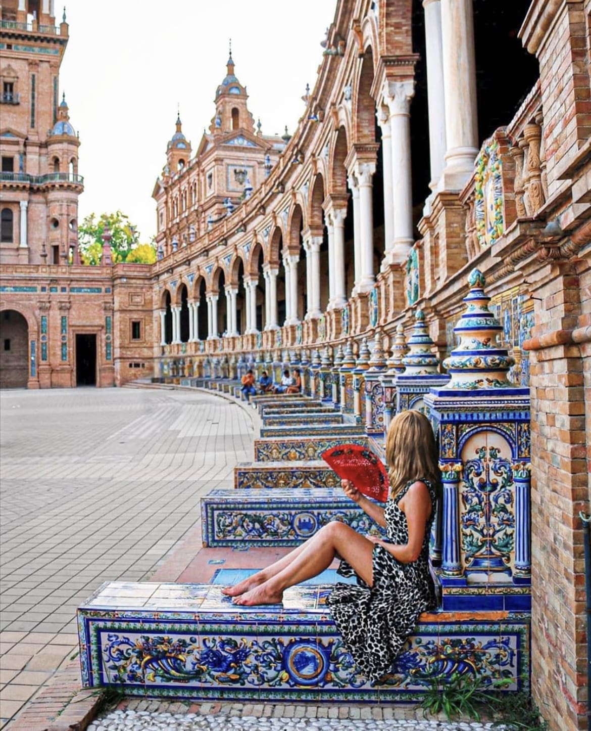 Colourful architecture of Seville