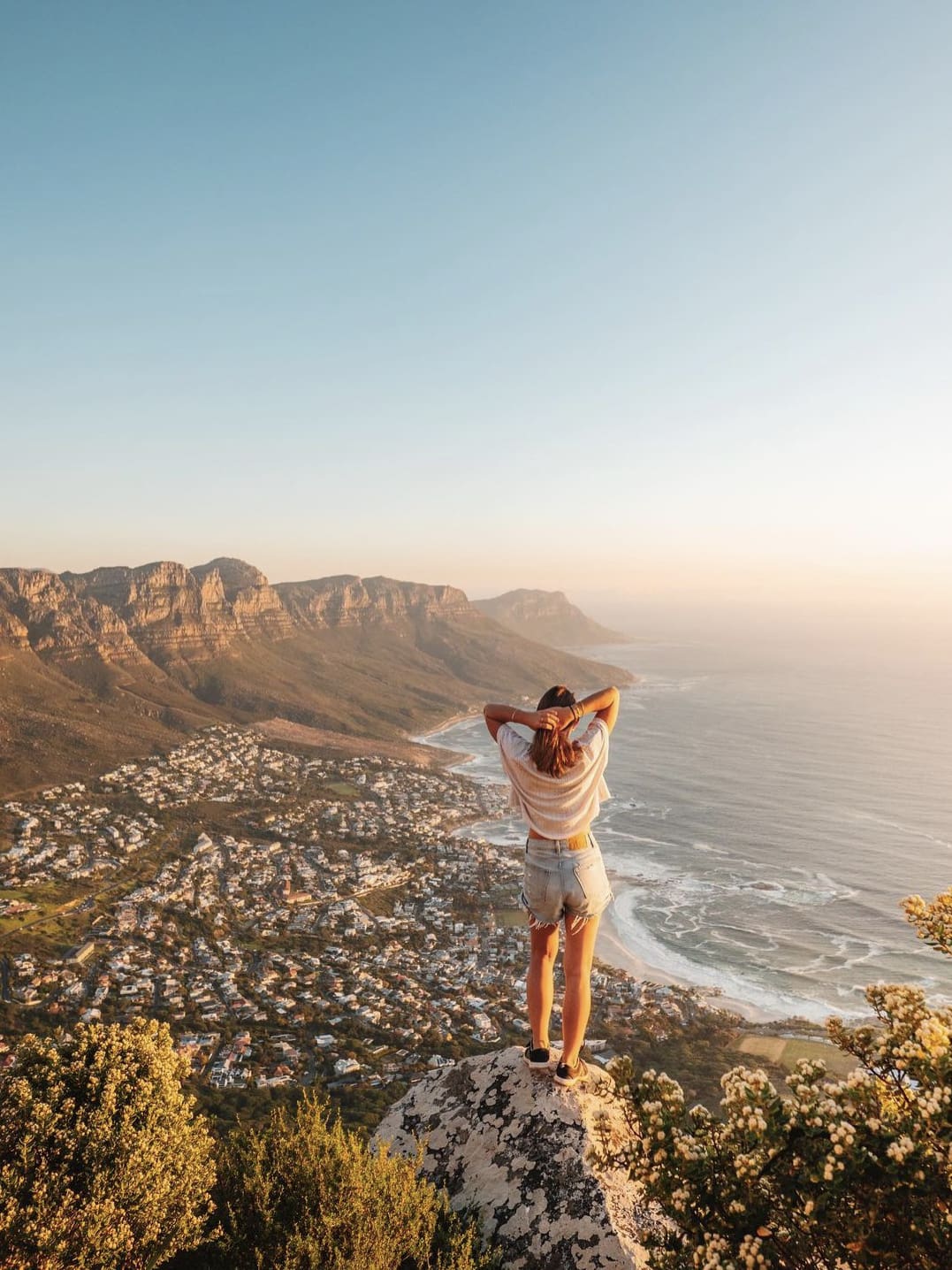 Taking in the views over the Mother City