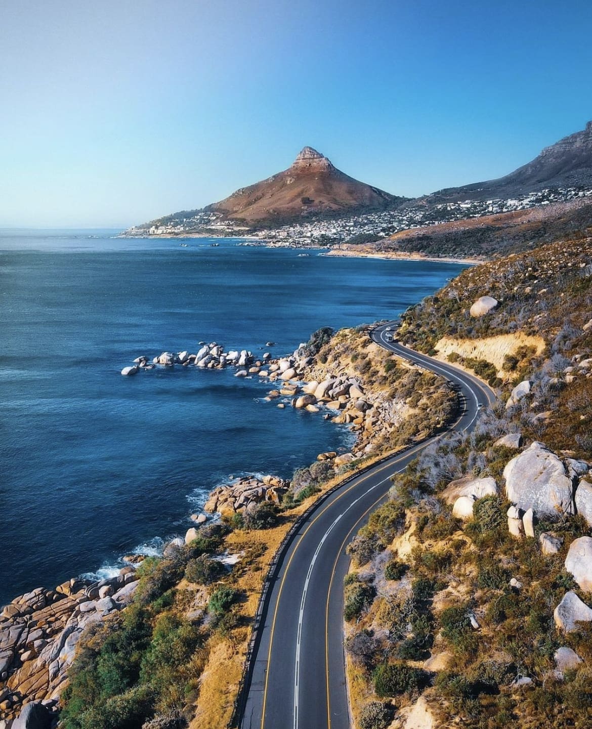 Scenic coastal drives in Cape Town