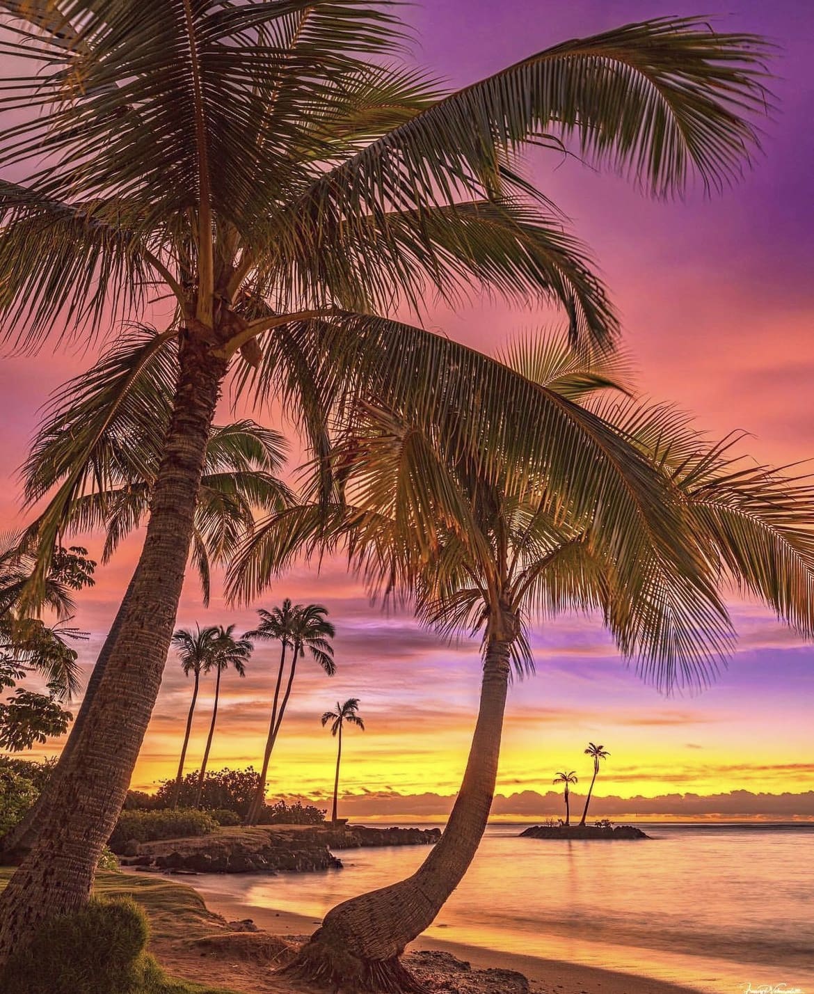 Sunset in Hawaii