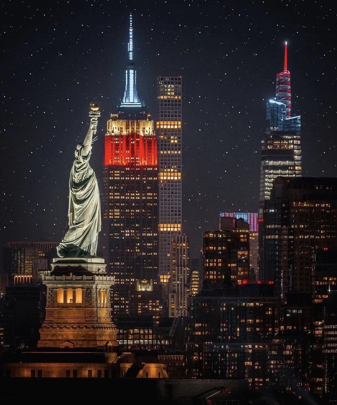 The iconic New York City Skyline