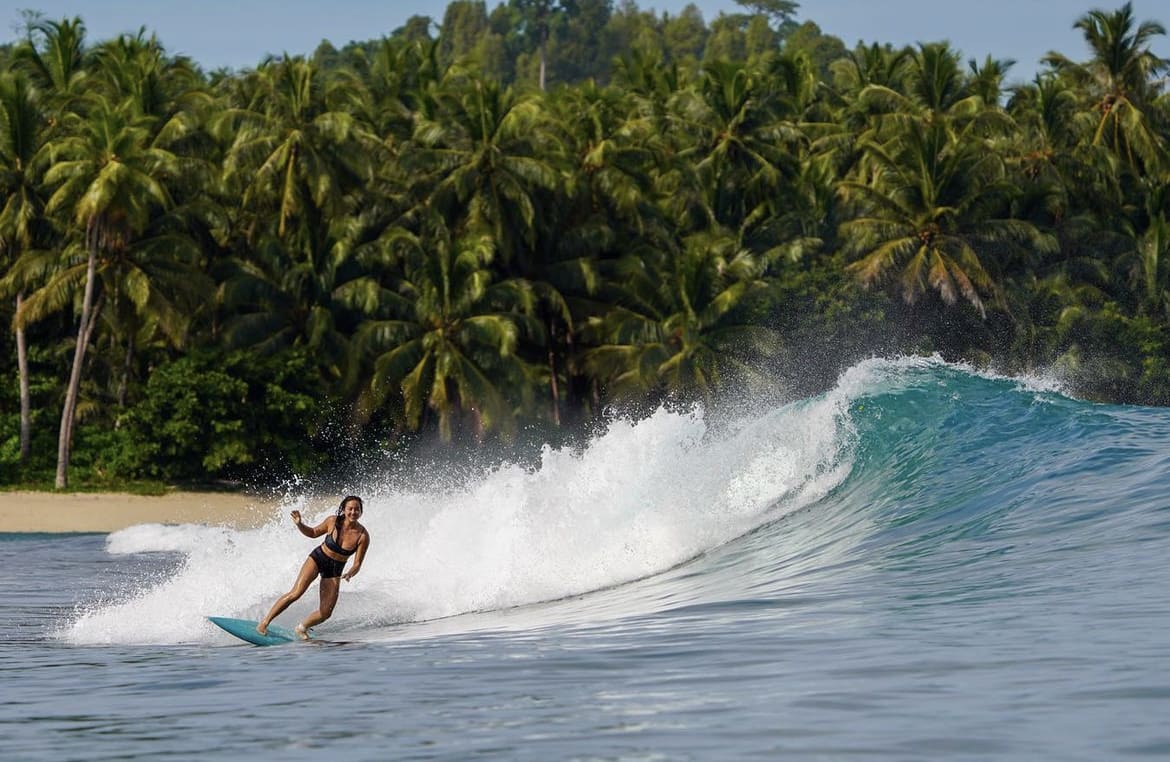 Surfing on Mentawai Islands