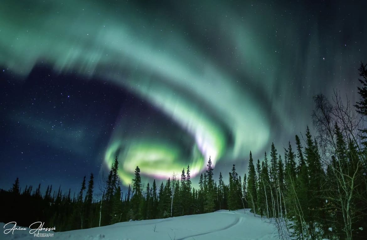 Aurora over Chicken, Alaska