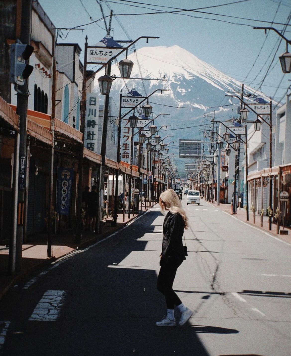 Fuji from the streets