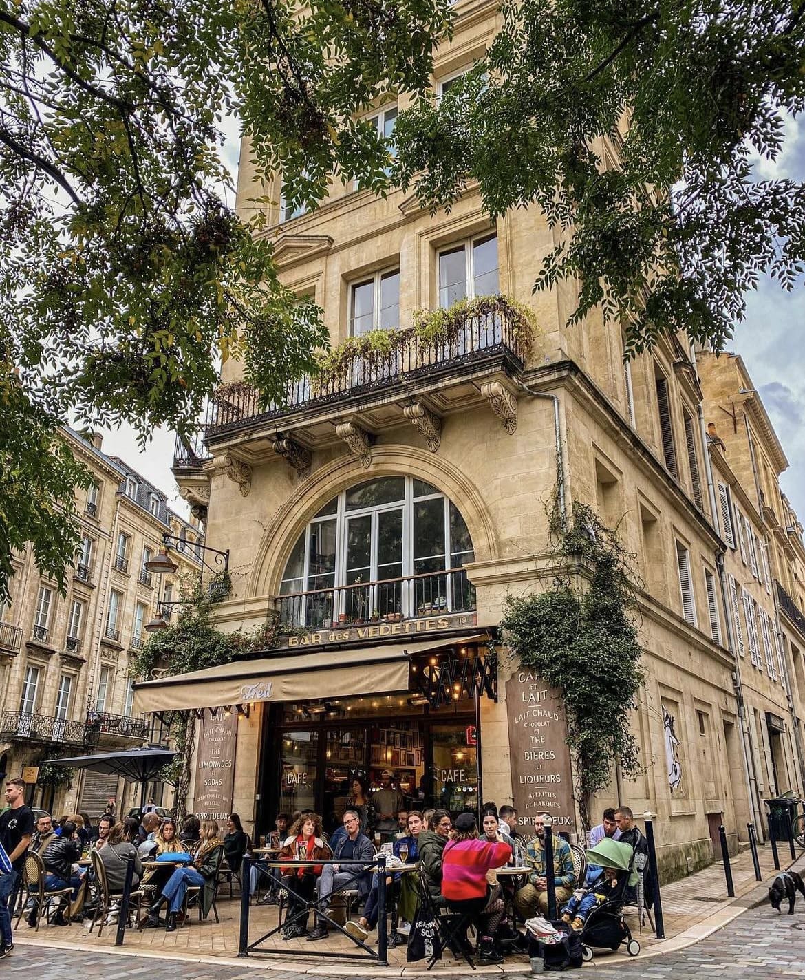 Bar scene in Bordeaux, France