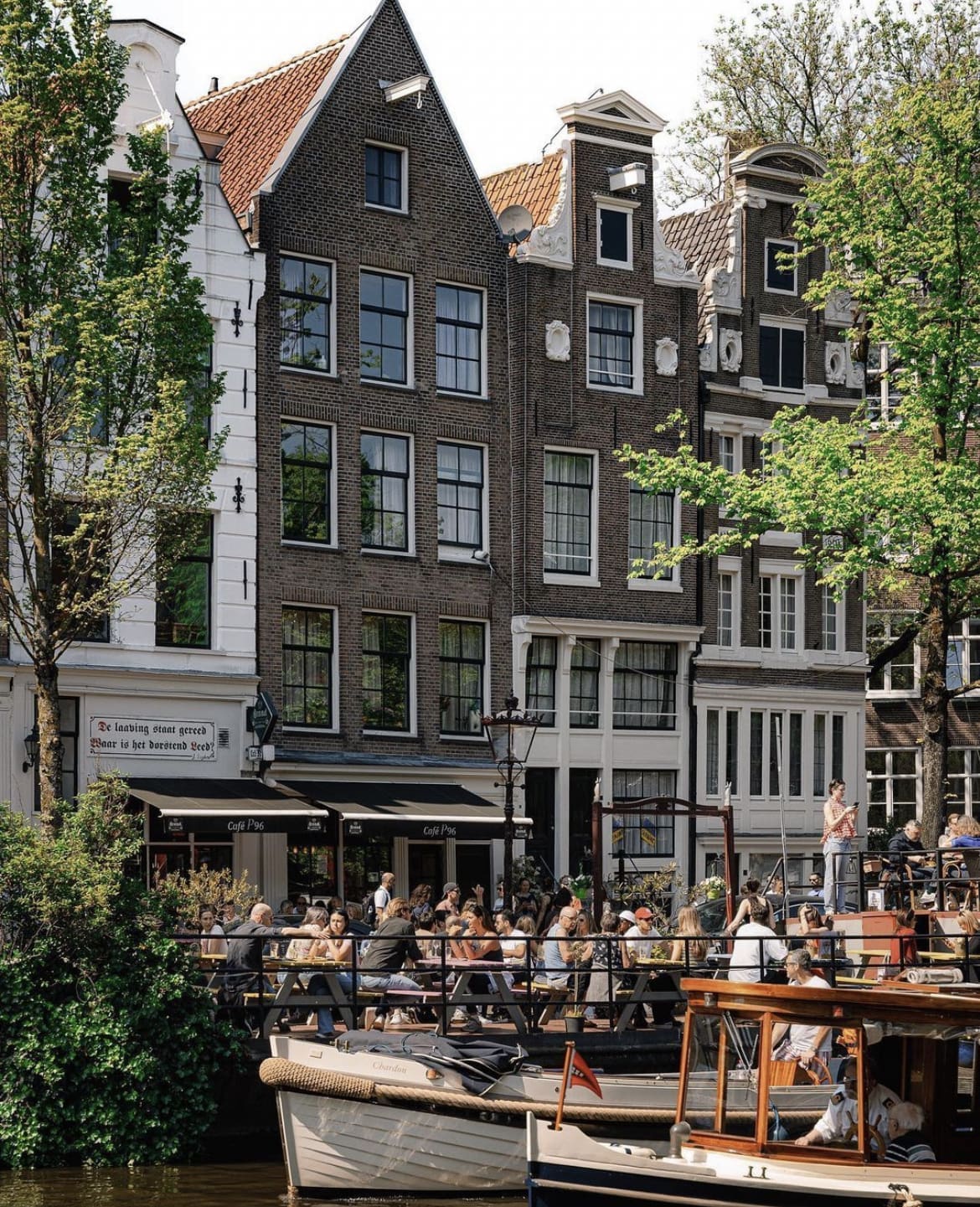 Sunny summer day in Amsterdam