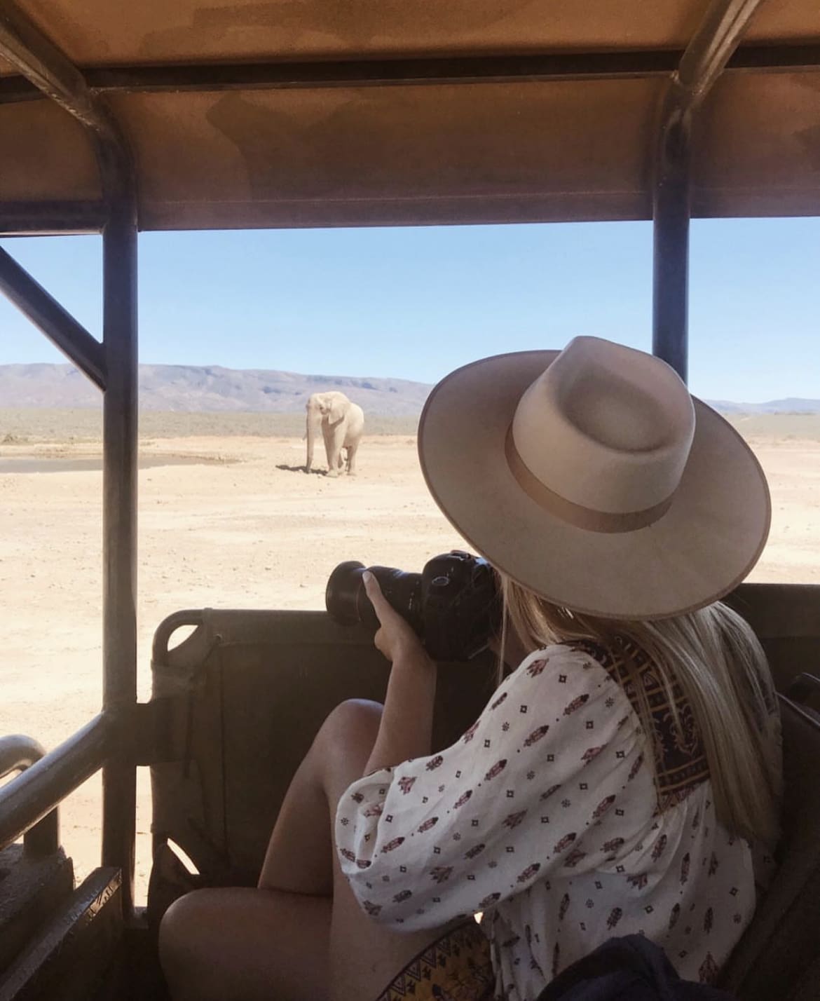 Woman wildlife photographer